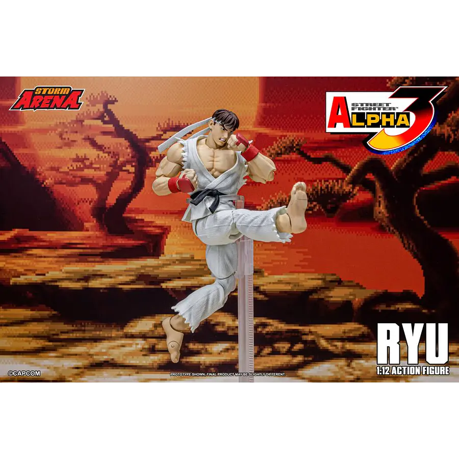 Street Fighter Alpha 3 Storm Arena Ryu 1/12 Scale Action Figure (Restock) 4
