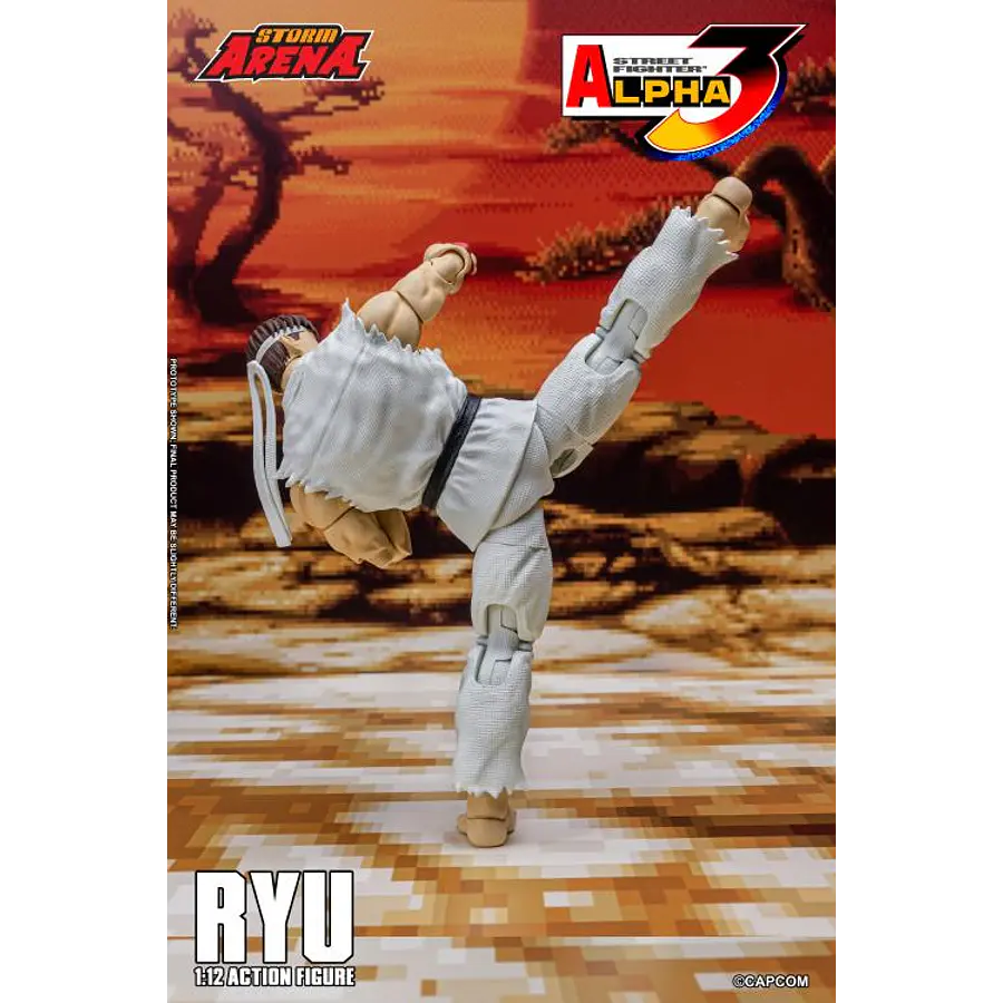 Street Fighter Alpha 3 Storm Arena Ryu 1/12 Scale Action Figure (Restock) 6