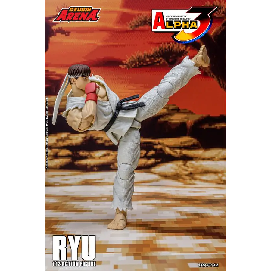 Street Fighter Alpha 3 Storm Arena Ryu 1/12 Scale Action Figure (Restock) 8