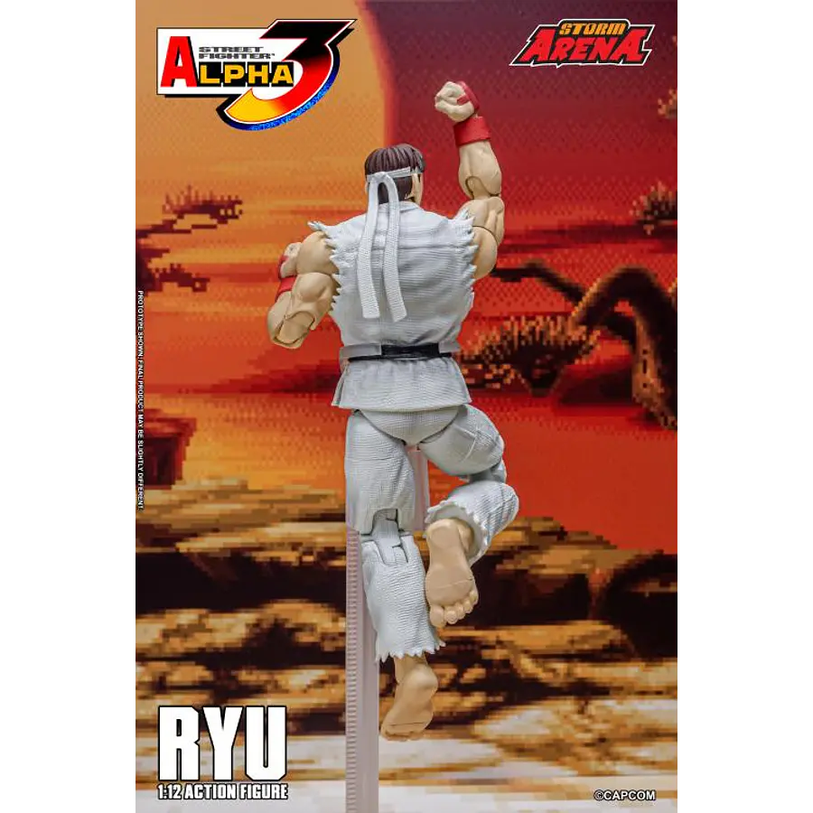 Street Fighter Alpha 3 Storm Arena Ryu 1/12 Scale Action Figure (Restock) 9