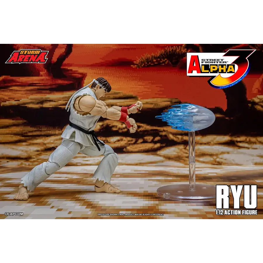 Street Fighter Alpha 3 Storm Arena Ryu 1/12 Scale Action Figure (Restock) 11