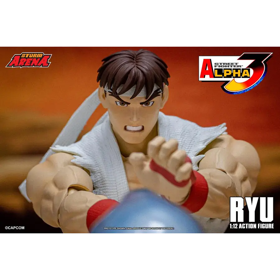 Street Fighter Alpha 3 Storm Arena Ryu 1/12 Scale Action Figure (Restock) 13