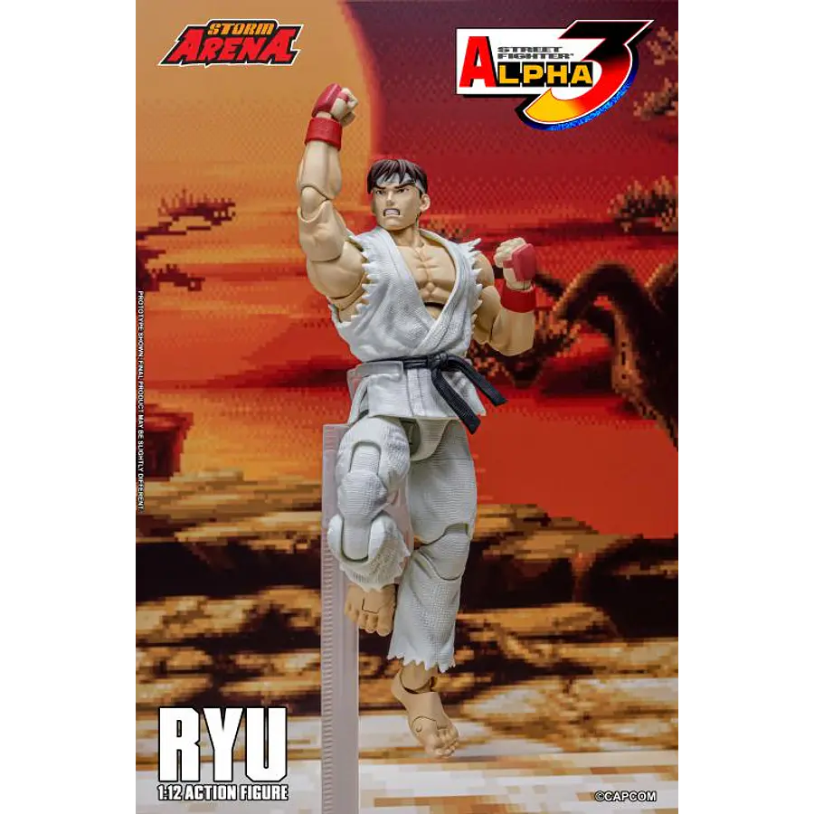 Street Fighter Alpha 3 Storm Arena Ryu 1/12 Scale Action Figure (Restock) 14