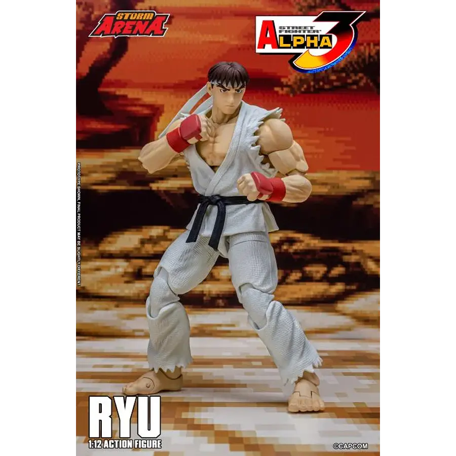 Street Fighter Alpha 3 Storm Arena Ryu 1/12 Scale Action Figure (Restock) 17