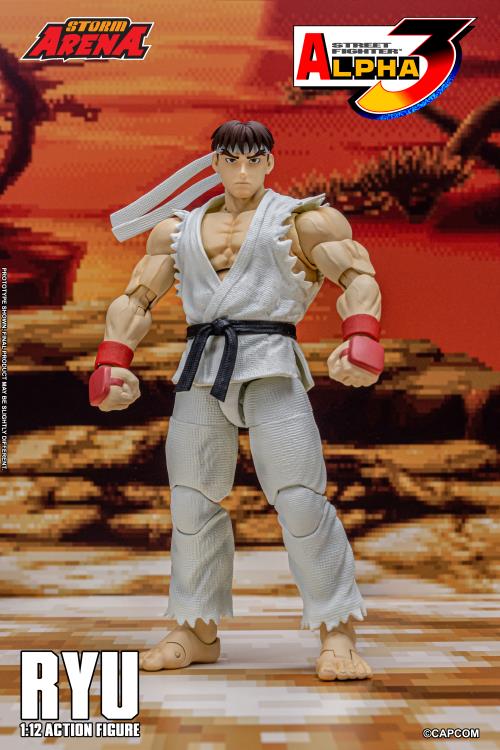 Street Fighter Alpha 3 Storm Arena Ryu 1/12 Scale Action Figure (Restock)