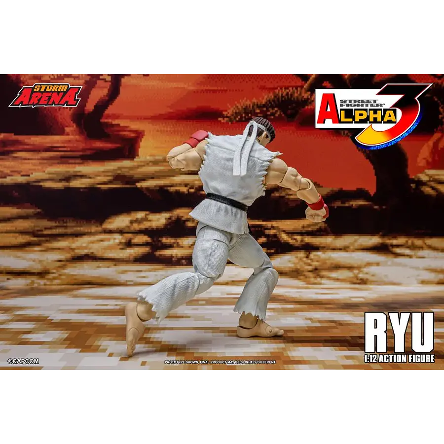 Street Fighter Alpha 3 Storm Arena Ryu 1/12 Scale Action Figure (Restock) 19