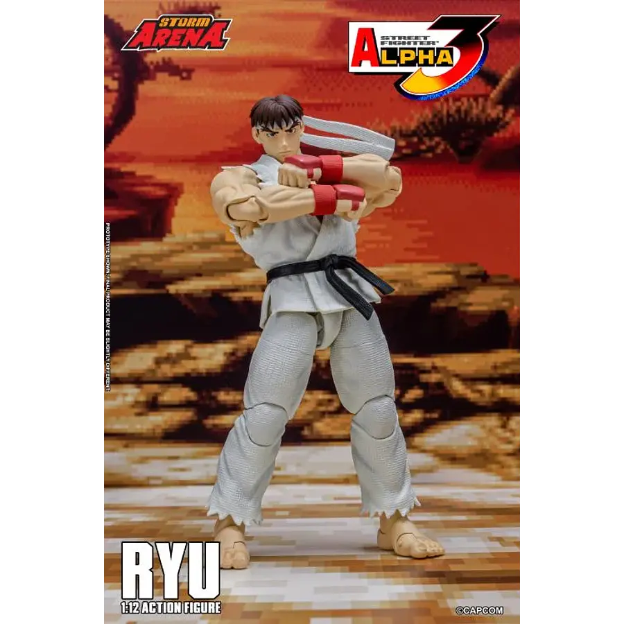 Street Fighter Alpha 3 Storm Arena Ryu 1/12 Scale Action Figure (Restock) 20