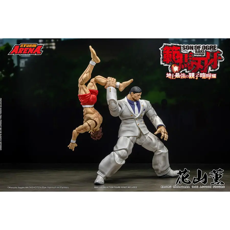 Baki Hanma: Son of Ogre Storm Arena Kaoru Hanayama 1/12 Scale Action Figure 12