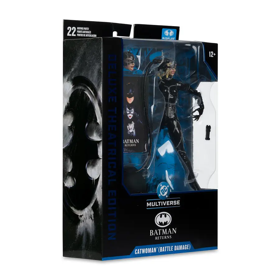 [Preventa Abierta] DC Multiverse Deluxe Theatrical Edition Wave 5 Batman Returns Battle Damaged Catwoman 7-Inch Scale Action Figure 8