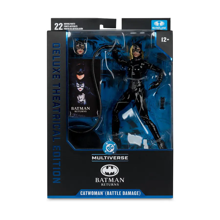 [Preventa Abierta] DC Multiverse Deluxe Theatrical Edition Wave 5 Batman Returns Battle Damaged Catwoman 7-Inch Scale Action Figure 3