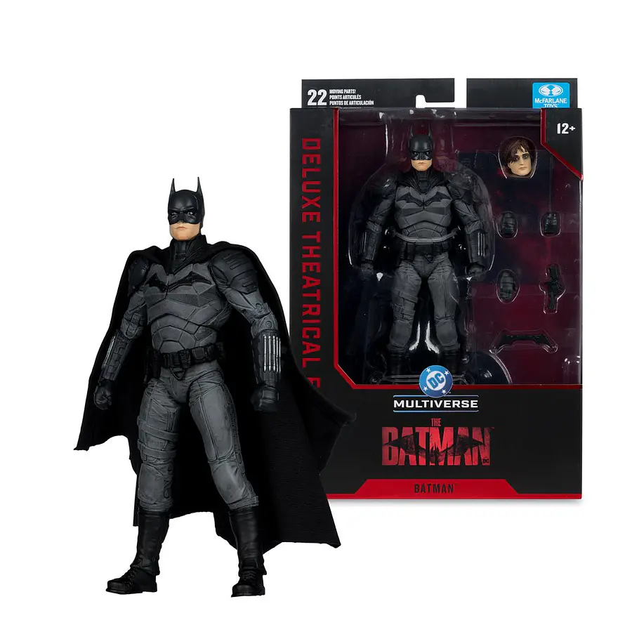 [Preventa Abierta] DC Multiverse Deluxe Theatrical Edition Wave 5 The Batman 2022 Batman 7-Inch Scale Action Figure 1