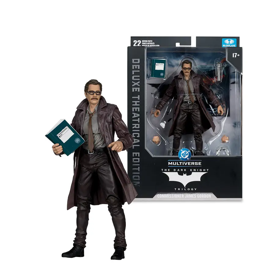 [Preventa Abierta] DC Multiverse Deluxe Theatrical Edition Wave 5 The Dark Knight Commissioner Gordon 7-Inch Scale Action Figure 1