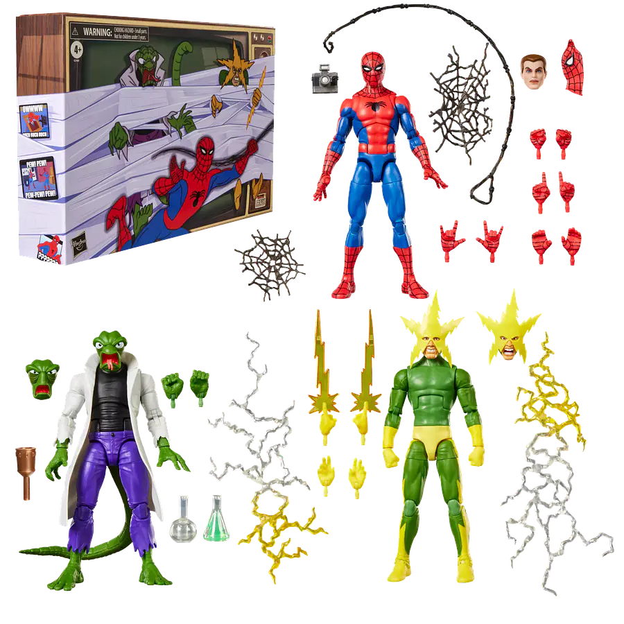 [Preventa Express] Marvel Legends Series Spider-Man, Marvel's Lizard, & Marvel's Electro (SDCC 2026) 2