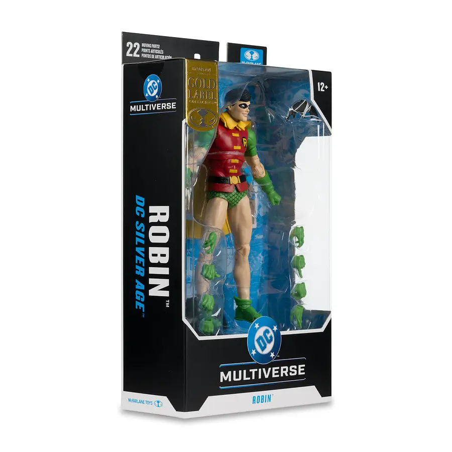 [Preventa Express] DC Multiverse Robin (Silver Age) 7in Action Figure Gold Label McFarlane Toys (Exclusive) 8