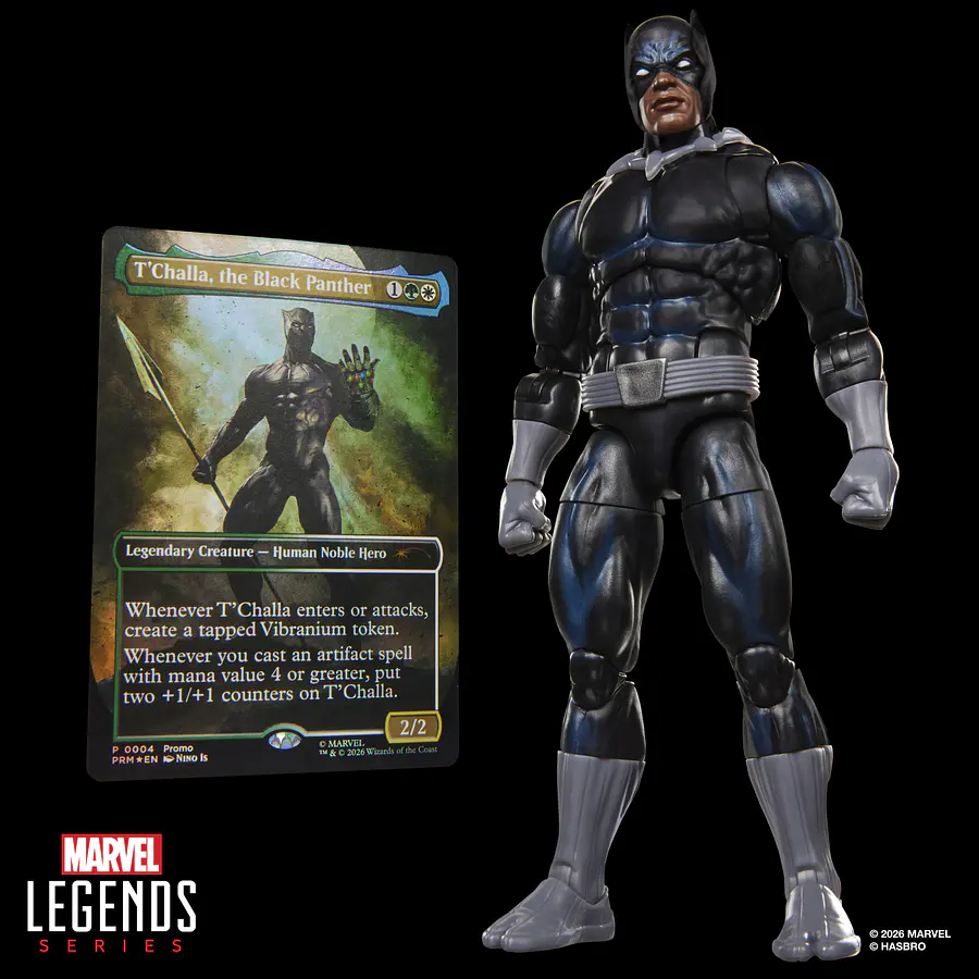 [Preventa Abierta] MARVEL LEGENDS SERIES MARVEL SUPER HEROES MAGIC: THE GATHERING BLACK PANTHER (Exclusive) 3