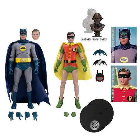 [Preventa Express] DC Multiverse Batman and Robin Batman Classic TV Series McFarlane Collector Edition #5 7-Inch Action Figure 2-Pack