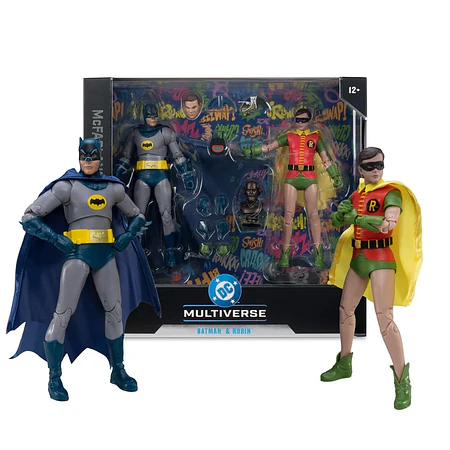 [Preventa Express] DC Multiverse Batman and Robin Batman Classic TV Series McFarlane Collector Edition #5 7-Inch Action Figure 2-Pack
