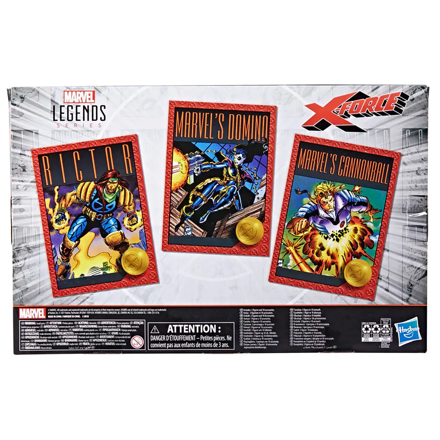 [Preventa Abierta] X-Force Marvel Legends Rictor, Domino, and Cannonball 6-Inch Action Figures 3-Pack 18
