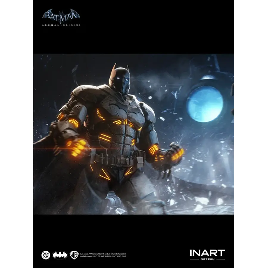 [Preventa Abierta] Batman: Arkham Origins - Batman (XE Suit) 1/12 Scale Action Figure 13