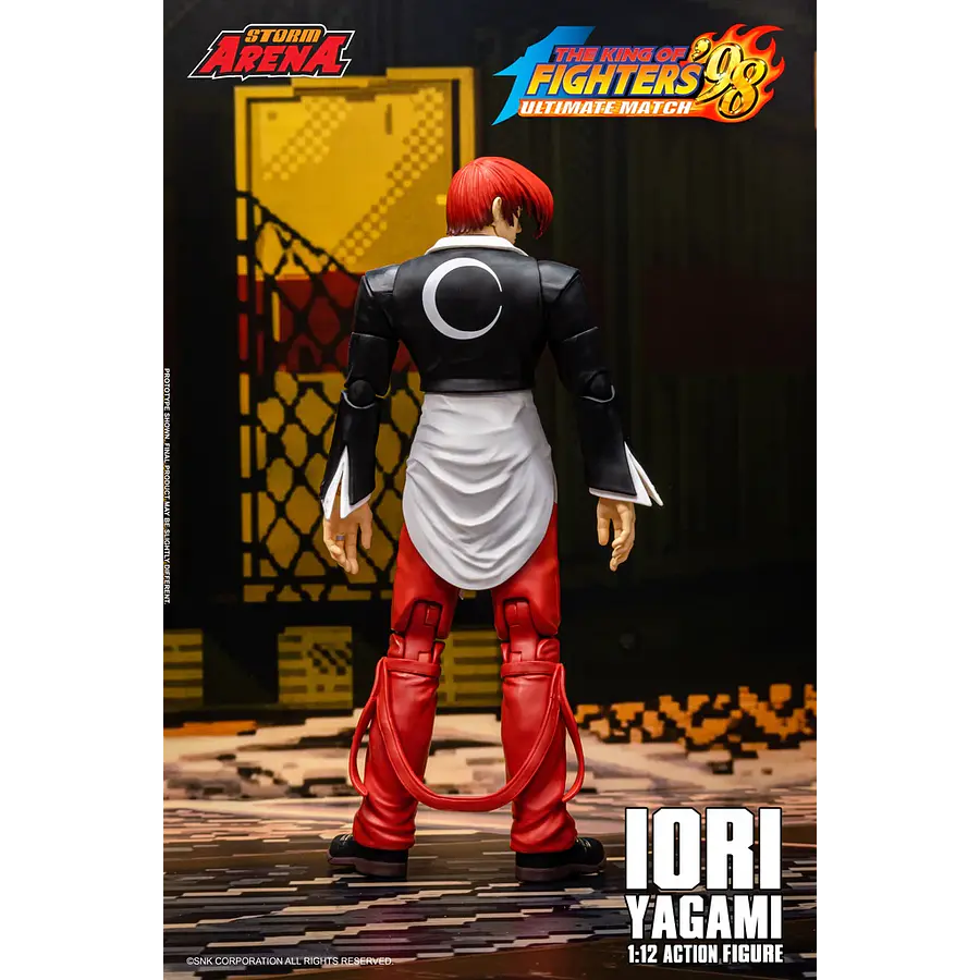 [Preventa Abierta] The King of Fighters '98 Ultimate Match Storm Arena Iori Yagami 1/12 Scale Action Figure 4