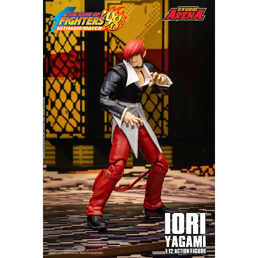 [Preventa Abierta] The King of Fighters '98 Ultimate Match Storm Arena Iori Yagami 1/12 Scale Action Figure 6