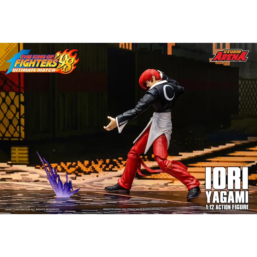 [Preventa Abierta] The King of Fighters '98 Ultimate Match Storm Arena Iori Yagami 1/12 Scale Action Figure 7