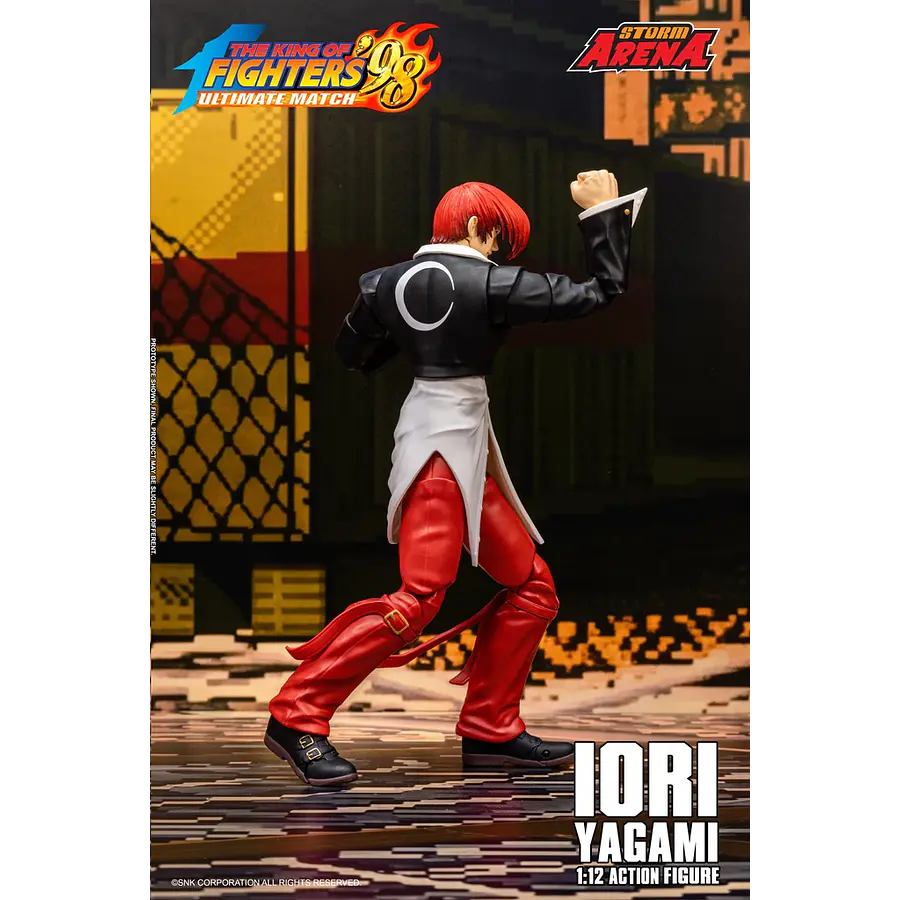 [Preventa Abierta] The King of Fighters '98 Ultimate Match Storm Arena Iori Yagami 1/12 Scale Action Figure 10