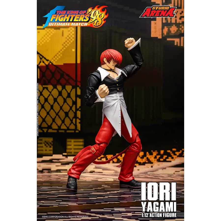 [Preventa Abierta] The King of Fighters '98 Ultimate Match Storm Arena Iori Yagami 1/12 Scale Action Figure 11