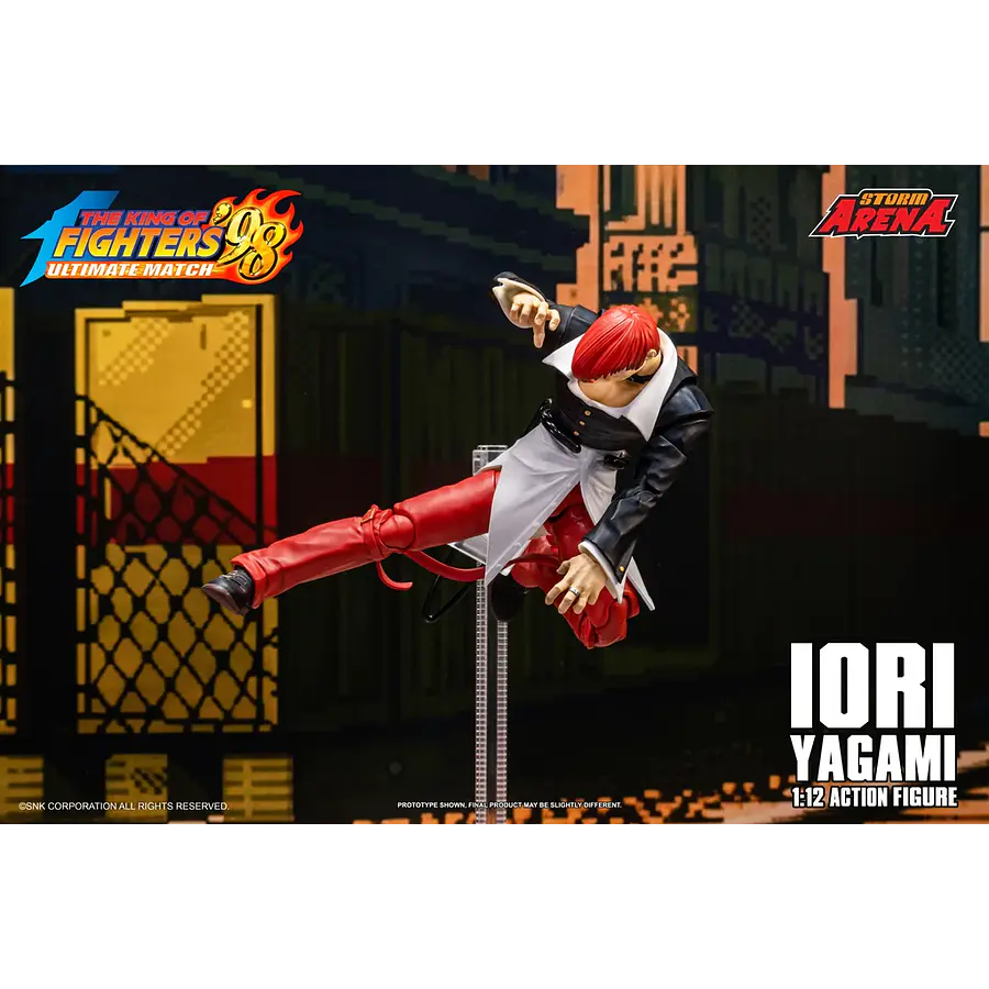 [Preventa Abierta] The King of Fighters '98 Ultimate Match Storm Arena Iori Yagami 1/12 Scale Action Figure 14