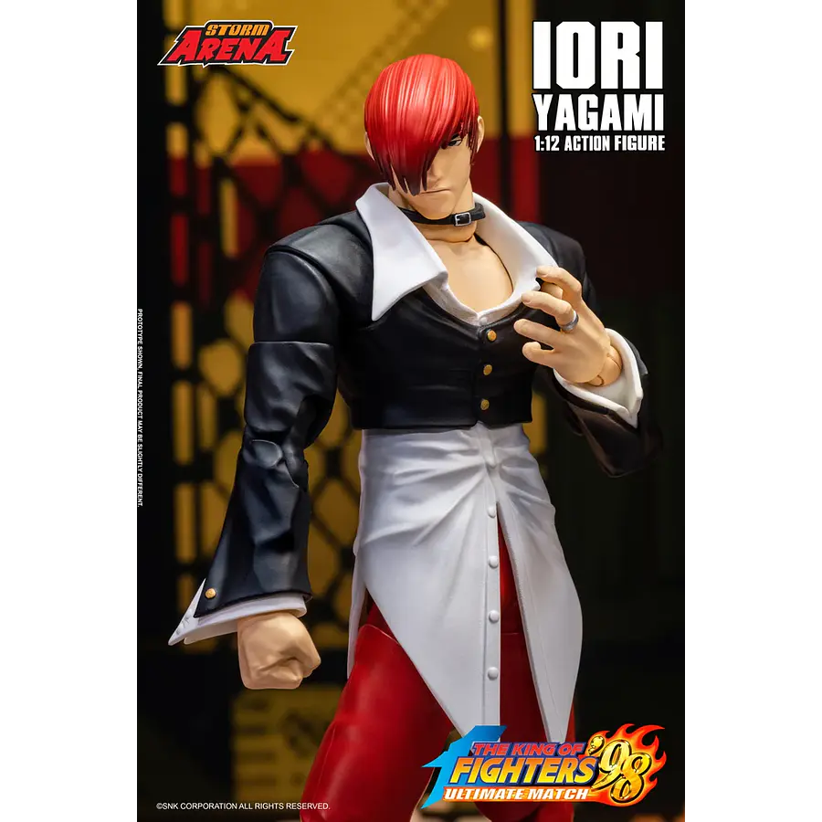 [Preventa Abierta] The King of Fighters '98 Ultimate Match Storm Arena Iori Yagami 1/12 Scale Action Figure 19