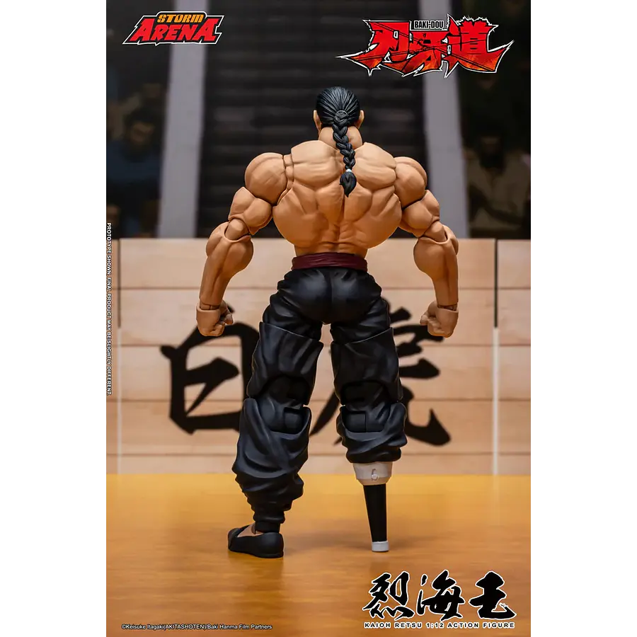[Preventa Abierta] Baki Hanma: Son of Ogre Storm Arena Kaioh Retsu 1/12 Scale Action Figure 4