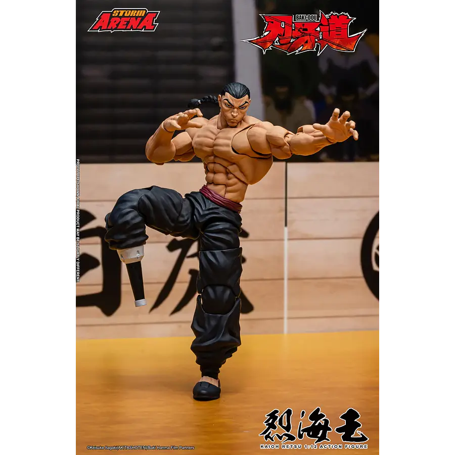 [Preventa Abierta] Baki Hanma: Son of Ogre Storm Arena Kaioh Retsu 1/12 Scale Action Figure 10