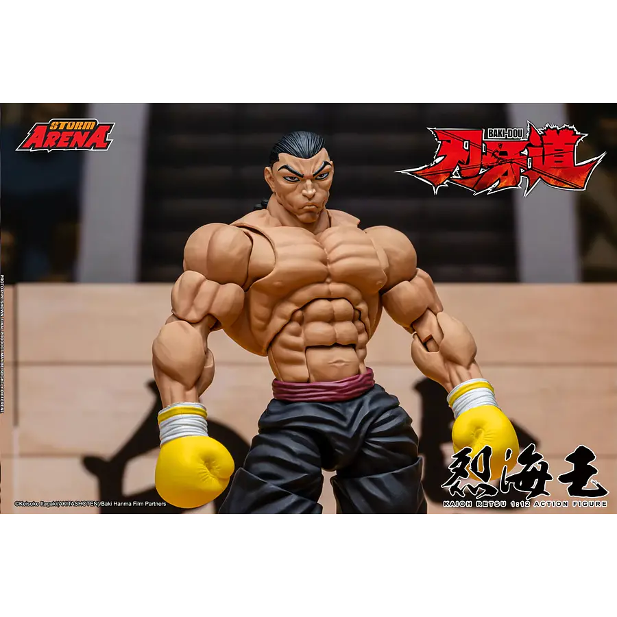 [Preventa Abierta] Baki Hanma: Son of Ogre Storm Arena Kaioh Retsu 1/12 Scale Action Figure 16