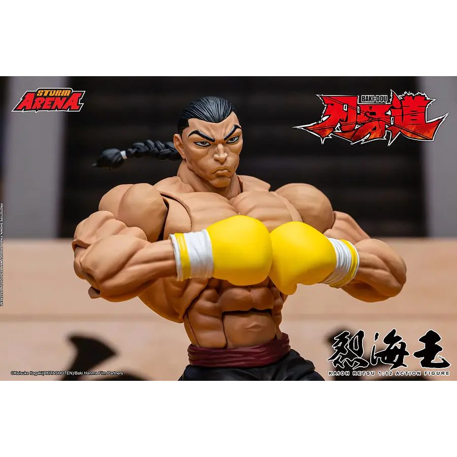 [Preventa Abierta] Baki Hanma: Son of Ogre Storm Arena Kaioh Retsu 1/12 Scale Action Figure 17