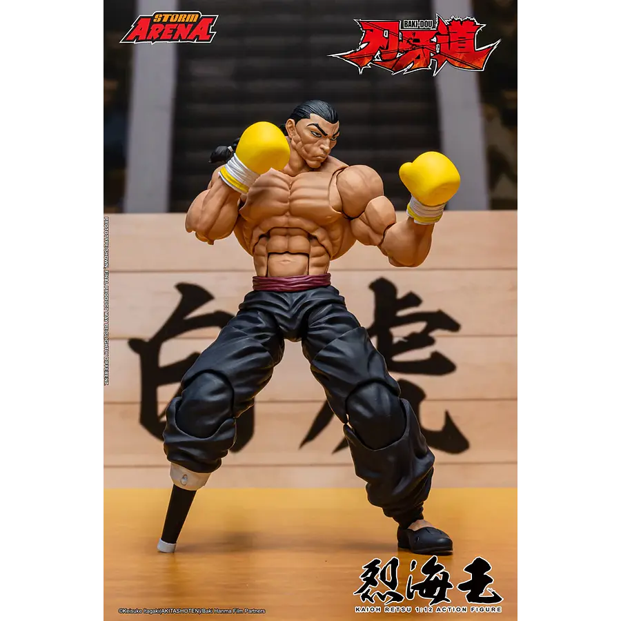 [Preventa Abierta] Baki Hanma: Son of Ogre Storm Arena Kaioh Retsu 1/12 Scale Action Figure 18