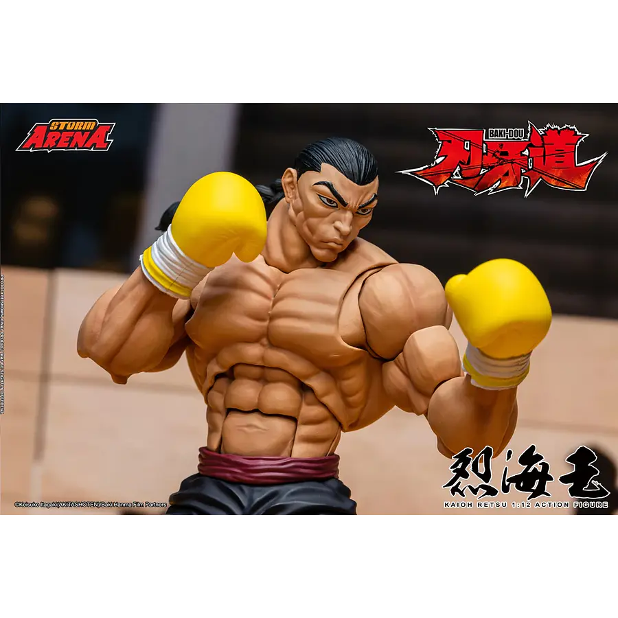 [Preventa Abierta] Baki Hanma: Son of Ogre Storm Arena Kaioh Retsu 1/12 Scale Action Figure 19