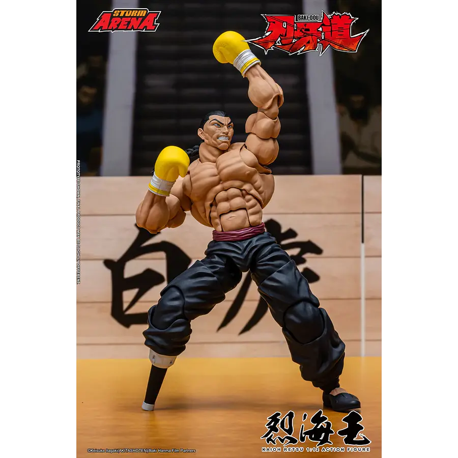 [Preventa Abierta] Baki Hanma: Son of Ogre Storm Arena Kaioh Retsu 1/12 Scale Action Figure 20