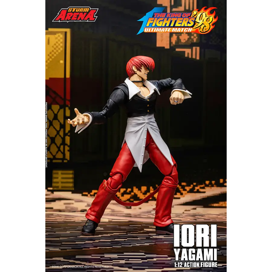 [Preventa Abierta] The King of Fighters '98 Ultimate Match Storm Arena Iori Yagami 1/12 Scale Action Figure 12