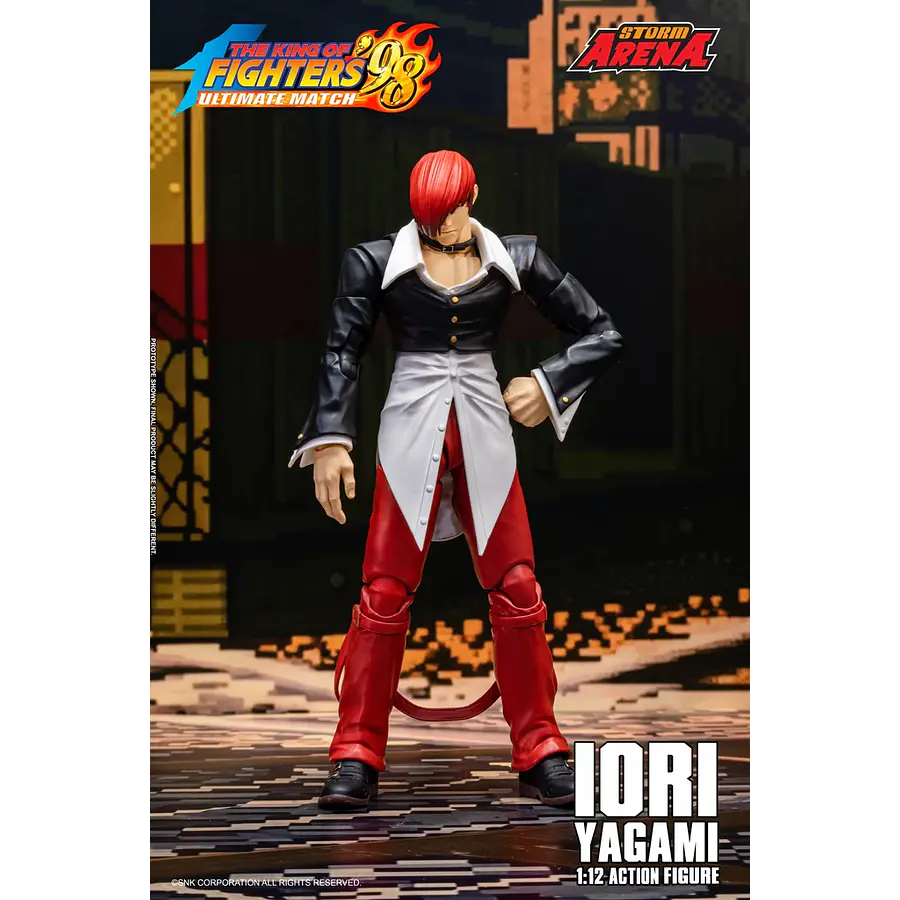 [Preventa Abierta] The King of Fighters '98 Ultimate Match Storm Arena Iori Yagami 1/12 Scale Action Figure 16
