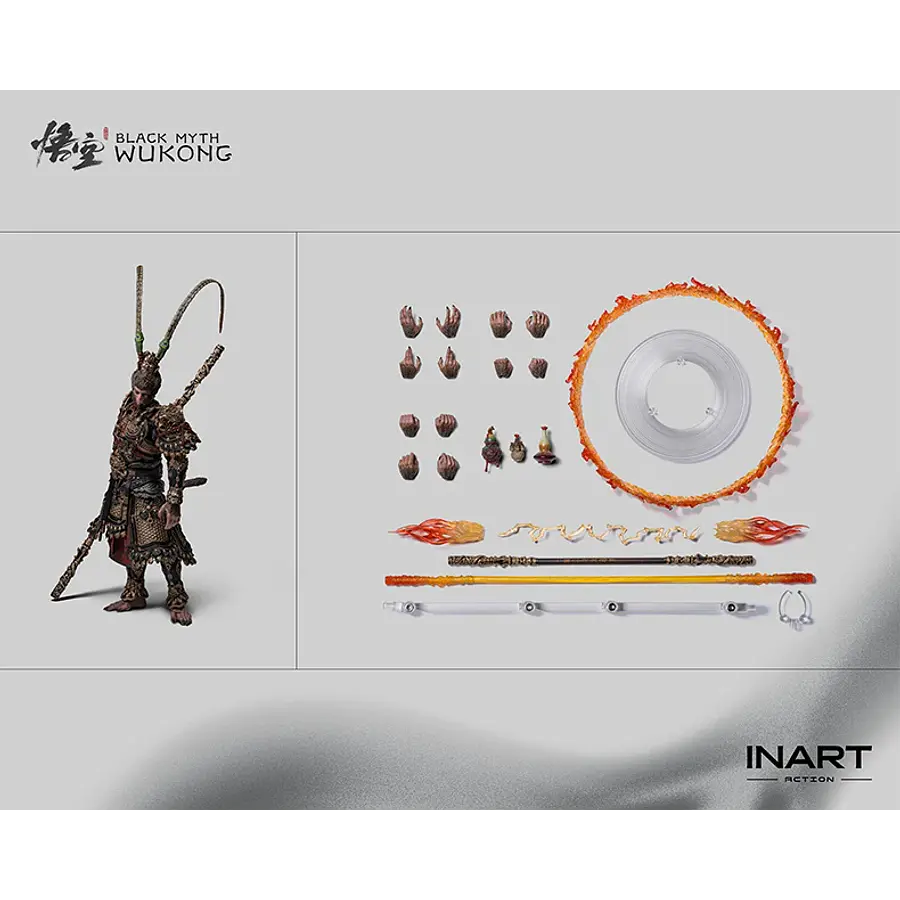 [Preventa Abierta] Black Myth: Wukong 1/12 Action Figure - Great Sage Armor Set 2