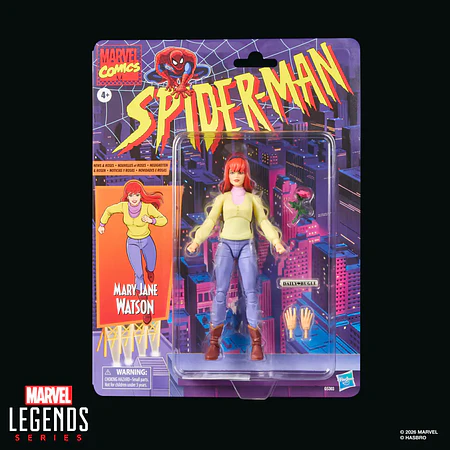 [Preventa Abierta] MARVEL LEGENDS RETRO CARDBACK MARY JANE WATSON, SPIDER-MAN: THE ANIMATED SERIES