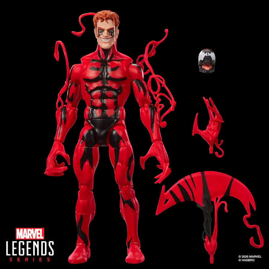 [Preventa Abierta] MARVEL LEGENDS RETRO CARDBACK CARNAGE, MAXIMUM CARNAGE 2
