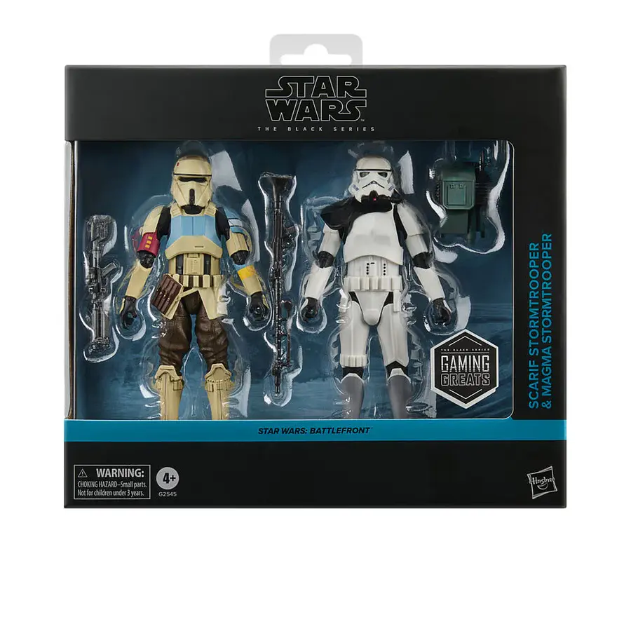 [Preventa Express] Star Wars Black Series Gaming Greats Battlefront Scarif Stormtrooper and Magma Stormtrooper (Exclusive) 1