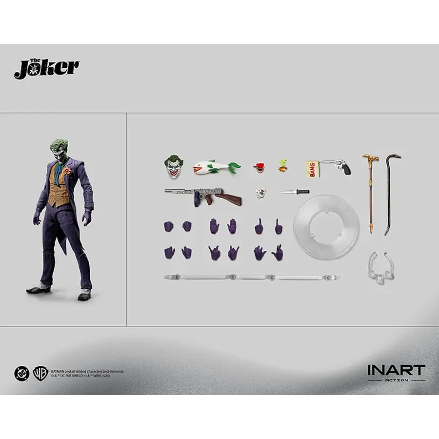 [Preventa Abierta] The Joker Action Figure 1/12 Scale Action Figure 2