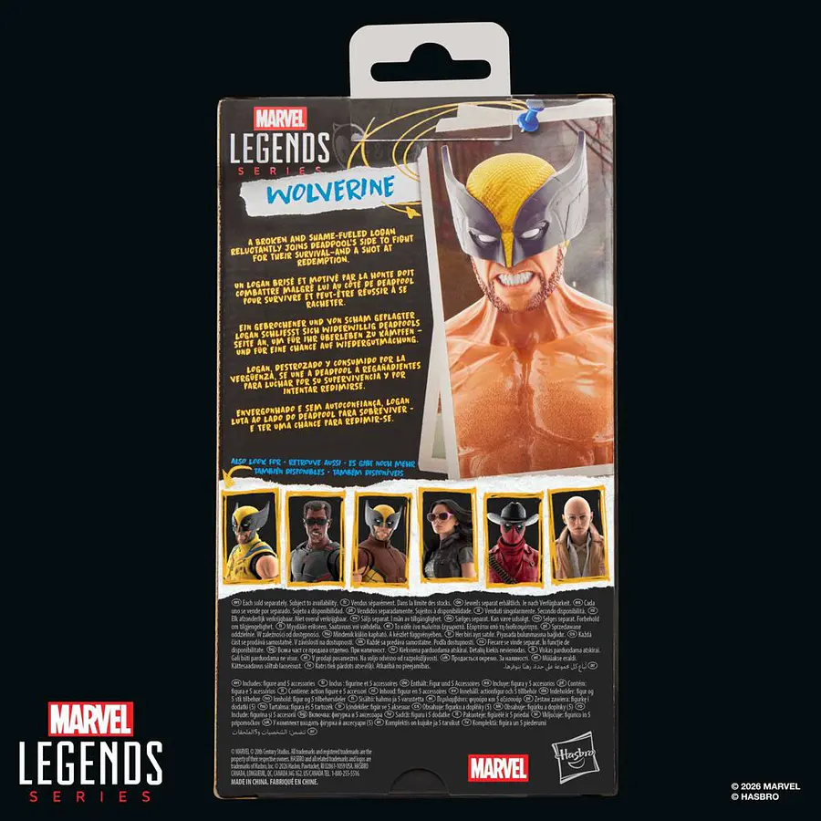 Marvel Legends Series Wolverine, Marvel Studios' Deadpool & Wolverine Movie (Exclusive) WOVG2114 9
