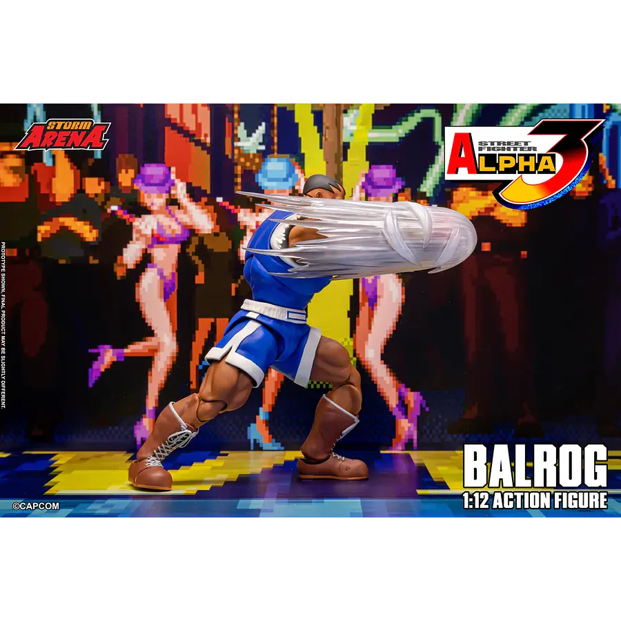 [Preventa Abierta] Street Fighter Alpha 3 Storm Arena Balrog 1/12 Scale Action Figure 5