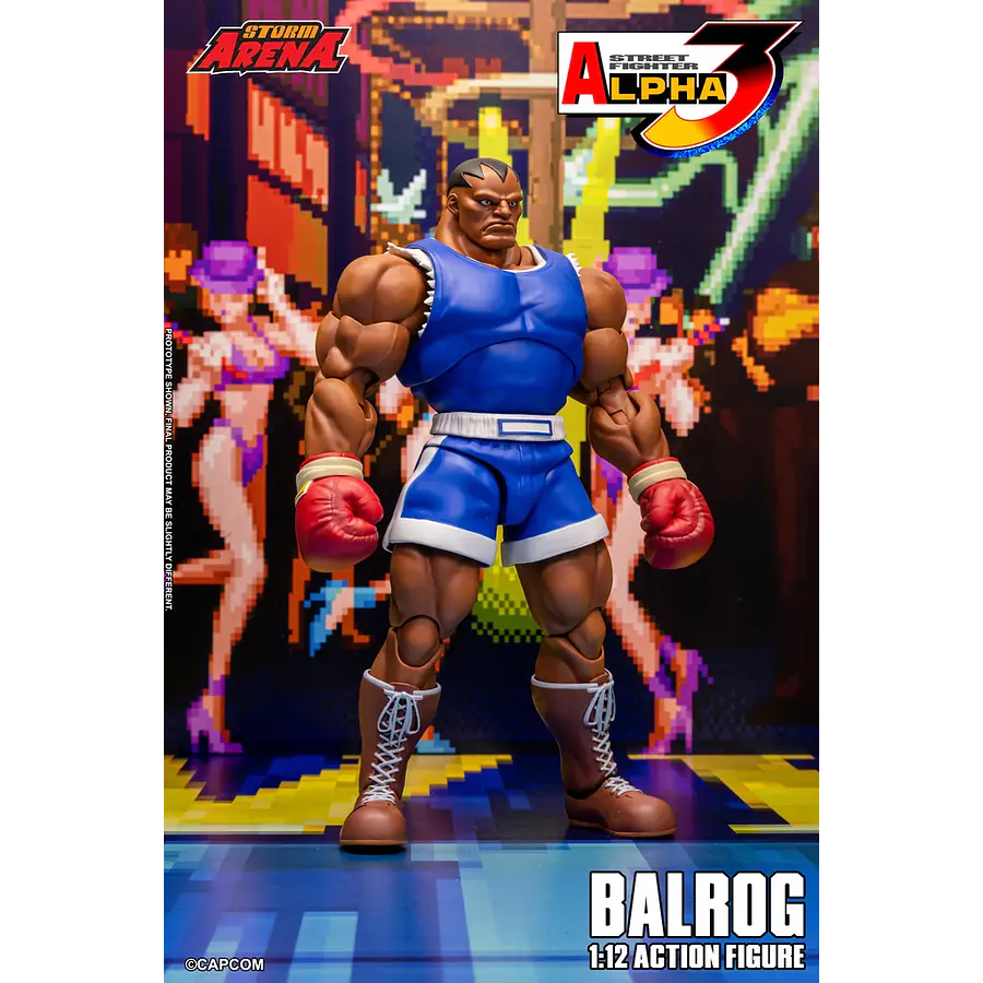 [Preventa Abierta] Street Fighter Alpha 3 Storm Arena Balrog 1/12 Scale Action Figure 4