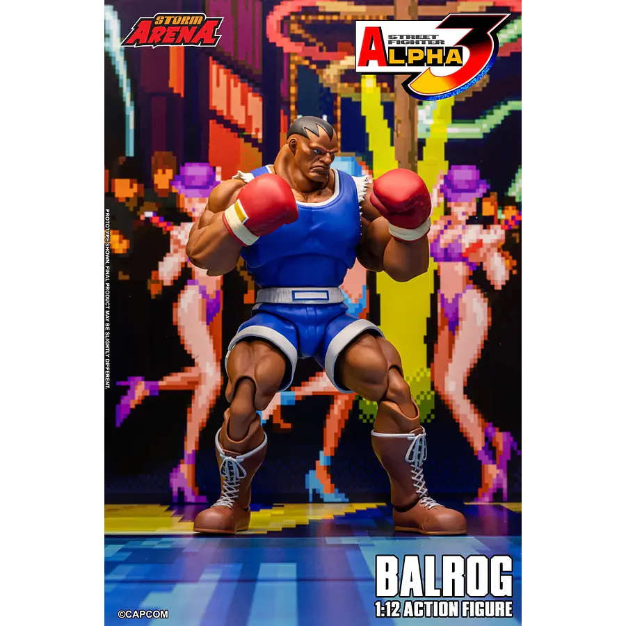 [Preventa Abierta] Street Fighter Alpha 3 Storm Arena Balrog 1/12 Scale Action Figure 7