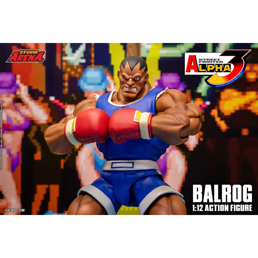 [Preventa Abierta] Street Fighter Alpha 3 Storm Arena Balrog 1/12 Scale Action Figure 8