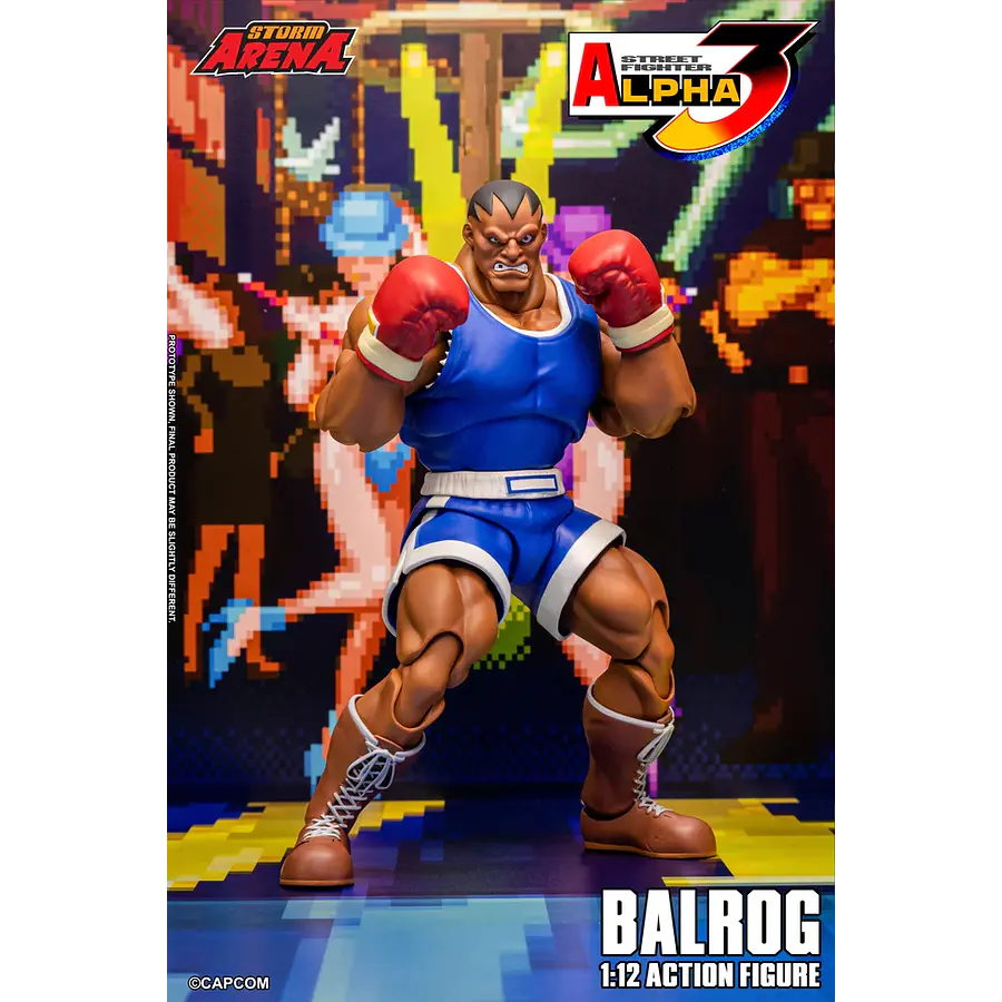 [Preventa Abierta] Street Fighter Alpha 3 Storm Arena Balrog 1/12 Scale Action Figure 10